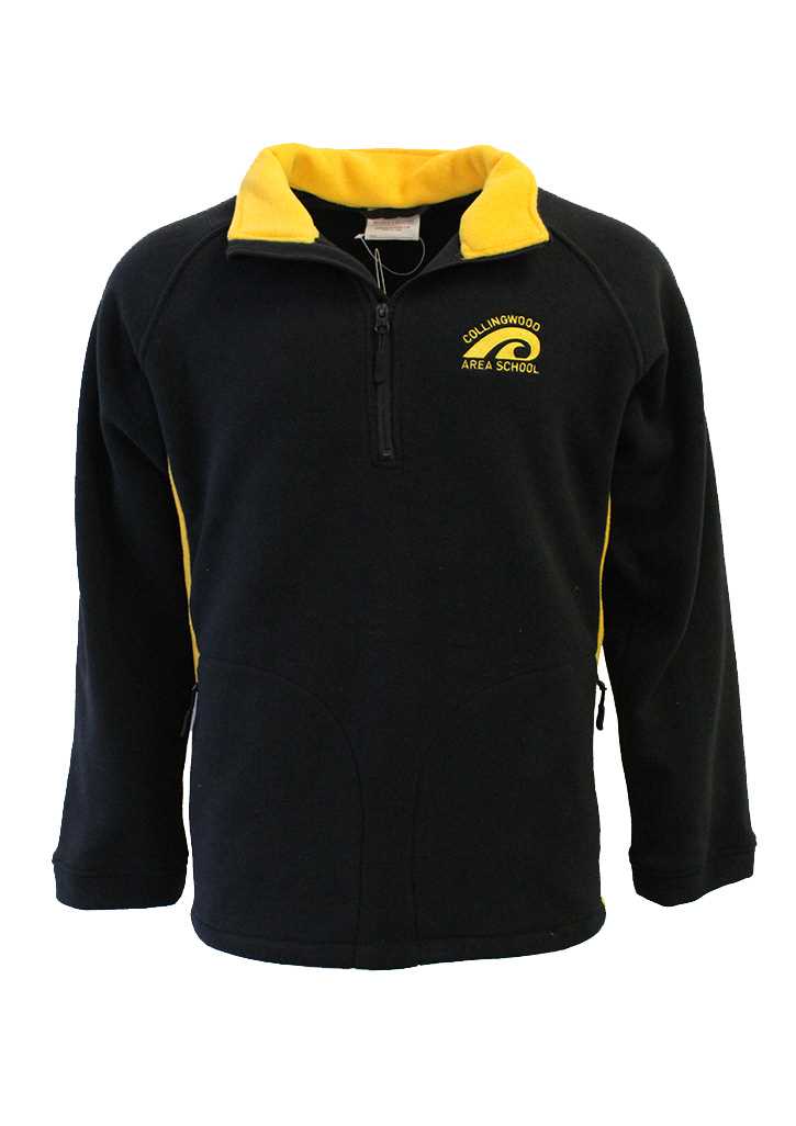 Collingwood Area School Fleece Black/Gold